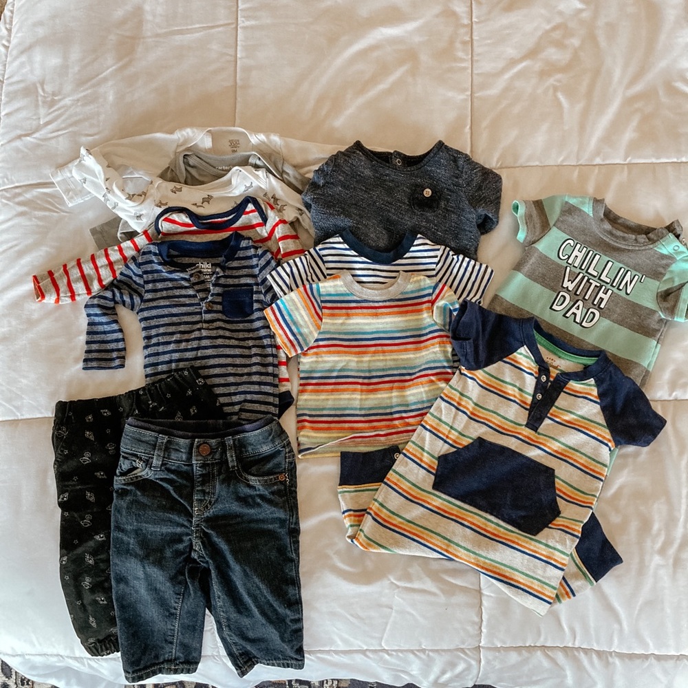 Bundle of baby boy clothes!